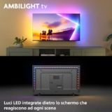 Philips Ambilight 55PUS8510 4K QLED Smart TV – Display 55’’ con piattaforma Titan OS, Pixel Precise Ultra HD e Dolby Atmos Sound – Funziona con Alexa e Google Voice Assistant