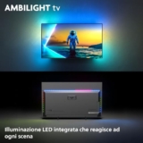 Philips Ambilight 77OLED820 4K OLED Smart TV – Display 77’’ con processore P5 AI Perfect Picture Ultra HD, Titan OS, Dolby Vision e Atmos Sound – Funziona con Alexa e Google