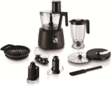 Philips Domestic Appliances Robot da Cucina 3 in 1 HR7776/90 Multifunzione con Frullatore + Spremiagrumi + Impastatore, Avance Collection, 1300 W, ABS, Materiale plastico, Acciaio Inox, Nero