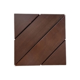 Piastrelle in Legno Pavimento per Giunzioni A Lisca di Pesce, Piastrelle per Terrazze per Balconi Esterni, Pavimenti in WPC Ad Incastro Fai-da-Te, Facili da Posare