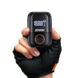 Pompa per Bicicletta Elettrica, 120PSI Mini Pompa per Bicicletta con Manometro, Adatta per Schrader e Presta Valvola, Portatile Pompa per Bici da strada, Mountain Bike, E-Bike, City Bike