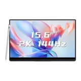 Portable Monitor Schermo esterno for telefono cellulare IPS 2K 144HZ da 15,6 pollici Schermo secondario multifunzionale Touch Screen di espansione for laptop Monitor for macchina da gioco Gaming Monit