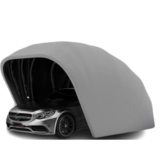 Posto Auto Coperto, 5,5 m Semi-Automatico e Completamente Automatico, Garage Mobile, Posto Auto Coperto Pieghevole e telescopico, Tenda per parcheggio Auto, Adatto per Uso Esterno (Semi)