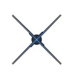 Pubblicizza il fan dell’ologramma 3d, videoproiettore di animazione, macchina di pubblicità stereoscopica dell’esposizione senza schermo, imaging rotativo (150cm)