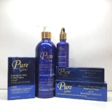 Pure Glow Beauty Set Per Secco Disidratato Pelle Lozione 1 oz Crema Tubo 1 oz Gel Tubo 1 oz Siero 1 oz Sapone 200g