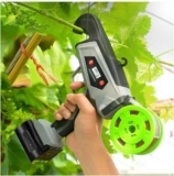 QAZXDRFG Legatrice per Piante con Schermo Digitale, legatrice per Viti, Numero di Giri di Legatura Regolabile, con 2 batterie al Litio da 2 Ah, per Alberi, Fiori, ortaggi e vigneti