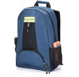 QEES borsa per attrezzi da elettricista, zaino impermeabile, zaino da elettricista resistente e durevole, con tasche multiple, compatibile con attrezzi Klein Tools, Hvac, CLC per chiave inglese (Blu)