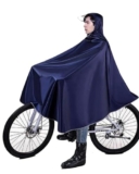 QMAHA Poncho antipioggia per bicicletta, mantella antipioggia per ciclismo, impermeabile, riutilizzabile, poncho antipioggia per uomini e donne, poncho da ciclismo adatto per ciclismo, campeggio,