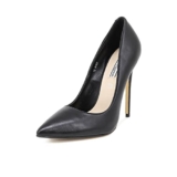 QUEEN HELENA Scarpe con Tacco a Spillo Decollete a Punta Chiusa Eleganti Donna K2104M (K2044 Nero pu, Numeric_40)