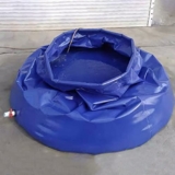 QUSYZD Borsa per l’immagazzinamento dell’Acqua Serbatoio Pieghevole Contenitore per l’acqua piovana, Barile di stoccaggio dell’Acqua Dolce protetto per Resistente,OneColor-2×1.2×1 m/2000 L/526 Gallon