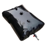 QUSYZD Sacca per Acqua Dolce di Grande capacità Sacca per vescica di stoccaggio dell’Acqua Nera, Serbatoio per Acqua Esterna per Campeggio, Giardino, Camper, 140,OneColor-3000L/2.5x2x0.6m/792Gallon