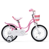 QWAXTRIW Bike per Bambini Bike per Bambini con Ruote da Allenamento, 14/12/18/18 Pollici 2-13 Anni Passeggino da Ragazze (14 Pollici)