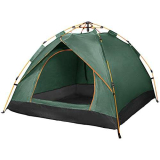 Qisan Idraulico Tenda Igloo Baldacchino Per Il Campeggio Automatico Idraulico Tende 3-4 Persona Baldacchino Facile Da Configurare e Pacchetto Verde