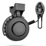 Queta Campanello Elettrico per Bicicletta Monopattino Scooter, Forte Suono 120Db, 4 Modalità di Sonno Campanello Ricaricabile Impermeabile per Bicicletta Monopattino Scooter