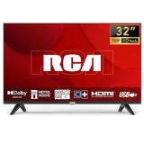 RCA TV 32 Pollici (80 cm) senza Bordo LED HD TV con Tripla sintonizzatore (DVB-T/T2-C-S/S2), HDMI, CI+, Lettore multimediale USB, Modalità Hotel, Dolby Audio (NRB32HQ1, 2024)