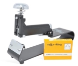 REGUR Ring King – Raccoglitore a sella, pinzatrice manuale 3 in 1 con capacità di 50 fogli per album fotografici, opuscoli, libretti, cataloghi, scrapbooking – Starter set con 1000 graffette ad anelli