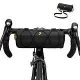 ROCKBROS Borsa Bici da Manubrio, Borsello Anteriore per MTB Bicicletta, Grande Capacità 2,4L, con Corda Elastica, Installazione Facile, Accessori Bici
