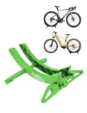 ROCKBROS Parcheggio Bici, Supporto da Pavimento per Bicicletta, Rastrelliera Portabiciclette, Supporto Regolabile per Ruota, Adatto per MTB, Bici da Corsa, Pneumatici 26-80 mm