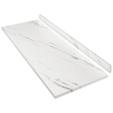 ROOMTEC Piano di lavoro in legno per fai da te, piano di lavoro da tavolo, piano di lavoro per lavatrice, asciugatrice, 182,9 cm di lunghezza x 64,9 cm di larghezza x 1,9 cm di spessore (struttura in