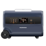 RUNHOOD F2400 Power Station Portatile 2400Wh,3 in 1 Solare Inverter/PV Centrali Elettriche/Alimentazione Mobile,WLAN Stazione di Alimentazione Portatile da 2.4kWh,APP Collegabili – AKUFX