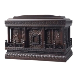 RVHAOODI Cremazione in Legno Urne Double People Caskets Box, urne per Ceneri umane, Urti di cremazione Ceneri del ricordo del Barattolo di Vita Bella Vita Il Nuovo