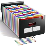 Raccoglitore A4 26 tasche/intervallo documento/archiviazione carta ABClife – organizer per documenti – raccoglitore per raccoglitori documenti – organizer per documenti espandibile fisarmonica
