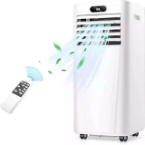 Raffreddatore d’aria evaporativo 3-IN-1, ventilatore/umidificatore portatile for condizionatore d’aria con frigorifero, timer 24 ore e telecomando, ultra silenzioso, adatto for la casa e l’ufficio