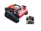 Rasaerba cingolato, tosaerba con motore da 7,5 cv, cura del prato robotica con velocità di avanzamento di 6,35 km/h, tosaerba elettrico e a gas ibrido telecomandato, trimmer semovente a rotazione zero