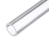 Rebower Tubo Rigido in Plastica Trasparente da 6″ 30mm x 40mm (1 3/16″ x 1.6″) Tubo in Acrilico Tondo in Policarbonato, [Per Idraulica, Acquari, Fai da Te]