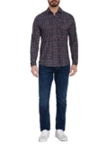 Robert Graham Designs Camicia Setana L/S in Tessuto Button-Down, Multi, M Uomo