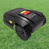 Robot Tagliaerba Elettrico, Robot Tagliaerba Elettrico con Controllo Remoto Intelligente per Prati Fino a 800 m2, Larghezza di Taglio 18 cm, Attrezzatura per la Cura del Prato per il Giardinaggio