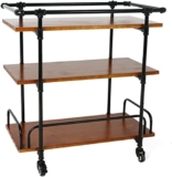 Rsmmpqa Carrello per bevande all’aperto macellaio carrelli crema credenza tè campeggio cucina carrello carrello carrello portata, 2 stili (colore: B) (B)