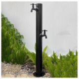 Rubinetto da giardino autoportante per esterni Fontana d’acqua senza gelo Colonna di irrigazione per patio in acciaio inossidabile per prato lavaggio auto giardino durevole ed elegante