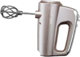 Russell Hobbs Sbattitore Elettrico – Con Scatola Accessori – 4 Velocità, Funzione Turbo, 2 Fruste Elicoidali in Nylon rinforzato con fibra di Vetro, 2 ganci per impastare, Swirl Quartz 25892-56