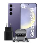 SAMSUNG Galaxy S24+ Smartphone AI, Caricatore incluso, Display 6.7” QHD+, Fotocamera 50MP, RAM 12GB, 512GB, Cobalt Violet + Galaxy Buds3 Pro Auricolari in-ear True Wireless, Silver 2024