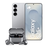 SAMSUNG Galaxy S25+ con Galaxy Buds3 Graphite, Auricolari True Wireless ANC, Smartphone AI con 3 anni di Garanzia del produttore, RAM 12GB, 512GB, Silver shadow