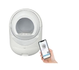 SHEHUALI Lettiera Automatica, 90L Lettiera for Gatti Toilette Automatica autopulente Cat Lettiera for Gatti autopulente Doppia rimozione degli odori Sandbox Cat(3)