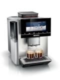 SIEMENS Macchina da caffè EQ900 plus TQ905DZ3, 36 specialità di caffè internazionali, macinatura individuale, controllo app, ampio display full touch, acciaio inox