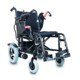 SLRMKK Sedia a rotelle Pieghevole Portatile, Pieghevole Sedia a rotelle elettrica Portatile Pieghevole per disabili Disabilità del Veicolo Elettrico Riabilitazione per Sedia a rotelle Aiuto piegh