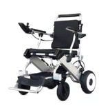 SLRMKK Sedia a rotelle Pieghevole Portatile, Portatile Pieghevole Leggera, Portatile Pieghevole (Batteria agli ioni di Litio), 360 ° Joystick, Il Corpo del disabile per Usare Le sedie a rotelle