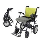 SLRMKK Sedia a rotelle Pieghevole Portatile, Sedia a rotelle elettrica in Lega di Alluminio Portatile 19 kg Pieghevole Facile da Mettere nel Bagagliaio Pratica Sedia a rotelle motorizzata multius