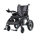 SLRMKK Sedia a rotelle Pieghevole Portatile, per Adulti, in Acciaio Inossidabile, con Due potenti Motori, sedie a rotelle sicure e Facili da Guidare per disabili disabili e disabili