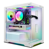 STGSivir- Desktop da gaming PC-GeForce RTX 2060, Core i7 3,4-3,9 GHz -16 GB RAM, 512 GB SSD, WiFi 600 M, BT 5.0, RGB Fanx3, computer da gaming W10H64 per giocatori e streaming