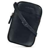 STILORD ‘Loki’ Borsello da Petto Pelle Telefono Bors a Tracolla Piccola Monospalla per Uomo Donna Vintage Crossbody Bag e Borsetta Porta Cellulare Vero Cuoio, Colore:nero