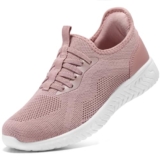 STQ Scarpe Ginnastica Donna Senza Lacci Comode Leggere Ammortizzate Sportive Palestra Camminare Ortopediche Soft Memory Foam Fitness Tennis Sneakers Rosa 39 EU