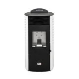 STUFE A PELLET ITALIA Siberia Aria New 18 KW Doppia Canalizzazione WiFi – Stufa ad Aria Ventilata Efficienza 91% Scalda 180m² Autonomia 30H Programmabile 5 Velocità e Potenze Garanzia 24 Mesi Bianco