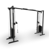 SUPRFIT – Cavi per fitness a casa, con pesi fino a 81 kg di carico per lato – Robusta stazione di trazione con barra per trazioni e maniglie per diversi esercizi in homegym – 298 x 200 cm