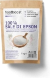 Sale Epsom Puro 1Kg Foodboost, Naturale al 100%, Ricchissimo di Magnesio, Efficace per la Bellezza di Corpo, Pelle e Capelli, Ottimo come Fertilizzante