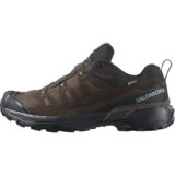 Salomon X Ultra 360 Leather Gore-Tex Scarpe Impermeabili da trekking da Uomo, Stabilità, Grip, Protezione totale dalle intemperie, Dark Earth/Delicioso/Sharkskin, 45 1/3 EU