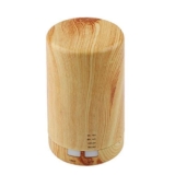 Samnuerly Umidificatore ad ultrasuoni Mini Air Ricarica USB 5 Colori LED Night Light Aromaterapia Diffusore di aromi di Oli Essenziali per L’Ufficio Domestico (Color : Wood Grain)